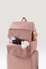 The Ultimate Diaper Backpack in Atlas Pink