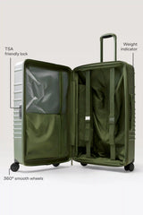 The Large Check-In Roller in Olive